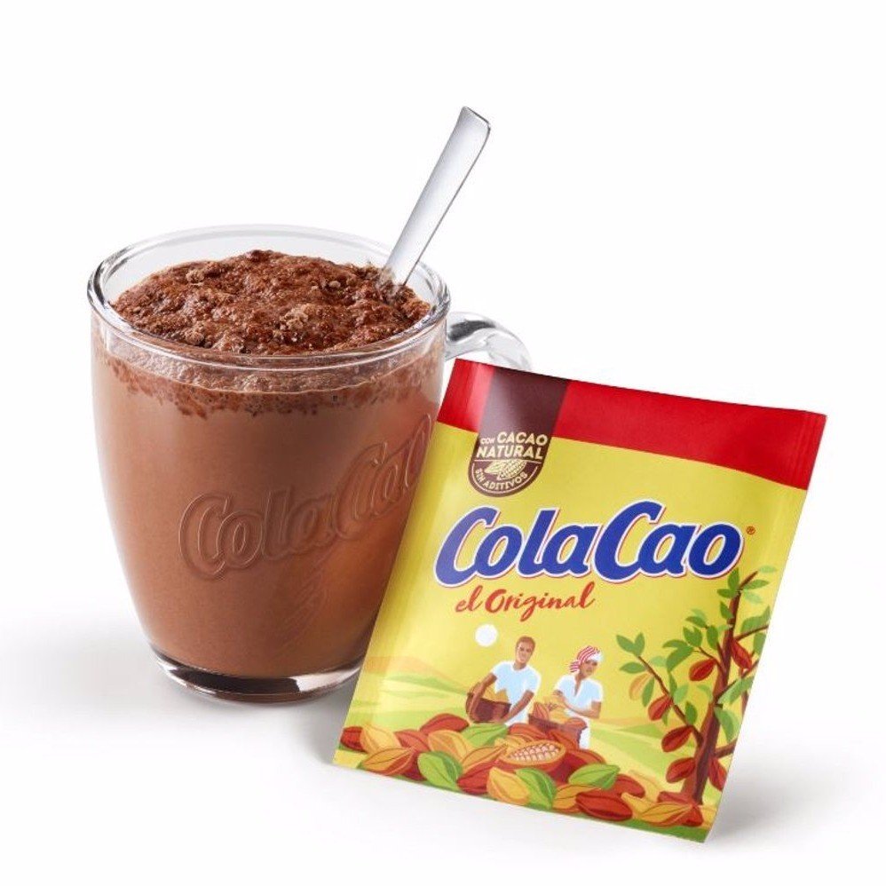Vaso de Leche con Cola-Cao